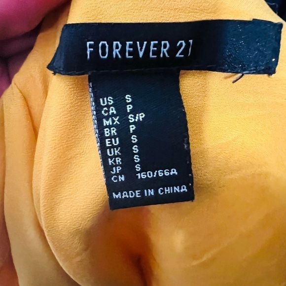 Forever 21 gold romper spaghetti straps size S - Picture 3 of 5